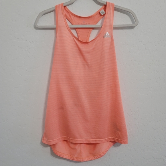 💕 Adidas Bright Orange Tank Top Size Small - Picture 3 of 15